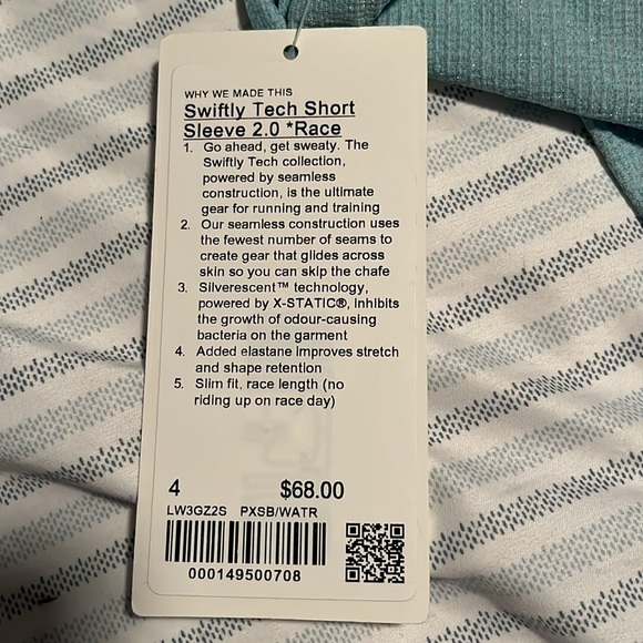 Lululemon Swiftly Tech.  Sparkle thread - Picture 4 of 4